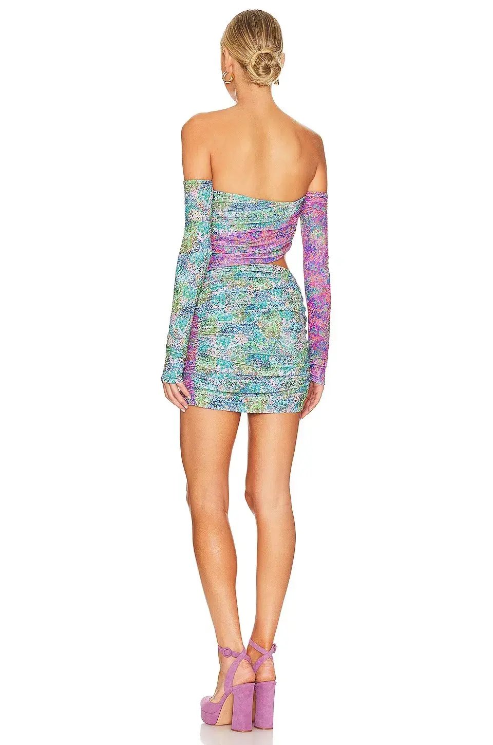 NBD Elea Mini Dress Multi Size 8 photo 3