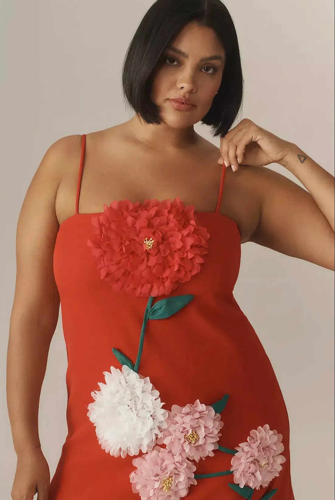 Elliatt Buttercup Embroidered Maxi Dress In Red size XL/ AU14-16 photo 3