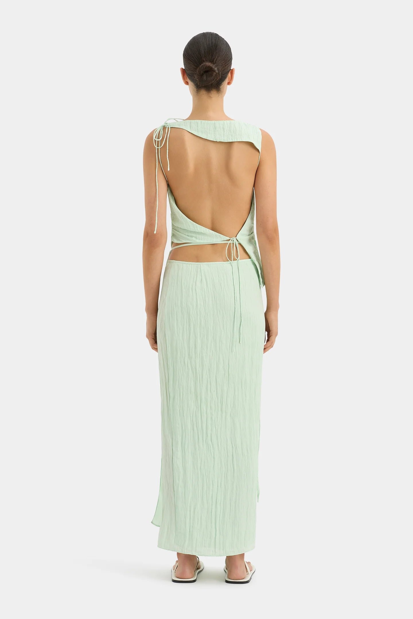 SIR THE LABEL LIGERA OPEN BACK TOP - MINT photo 3