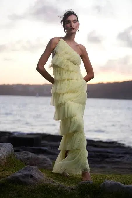 Sonya Moda Ravenna Dress Primrose Maxi Size AU 12 photo 2