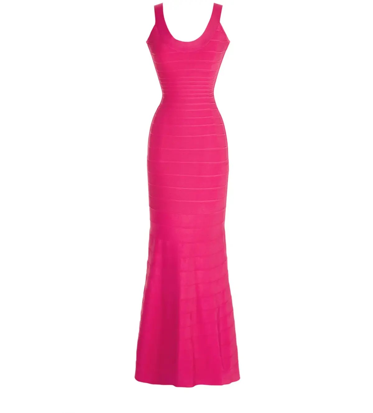 Herve Leger Pink Ellen Bandage Gown Size 10/S photo 4