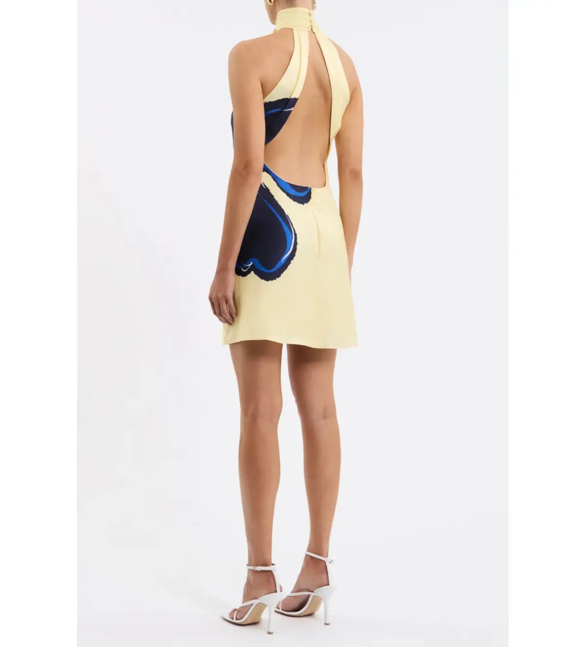 Rebecca Vallance Indigo Bloom Mini Dress Size 8 photo 3