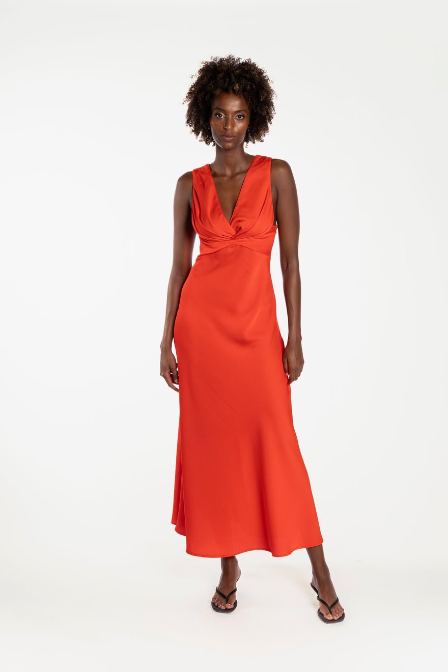 One Fell Swoop Clara Dress - Pimento photo 3