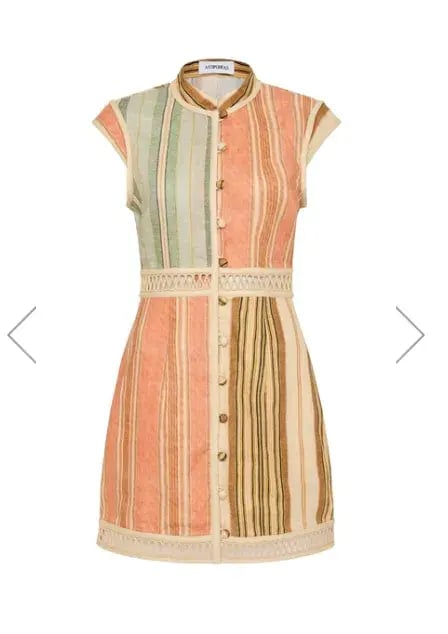 Antipodean Laude Panelled Mini Dress Multi Size 8 photo 2