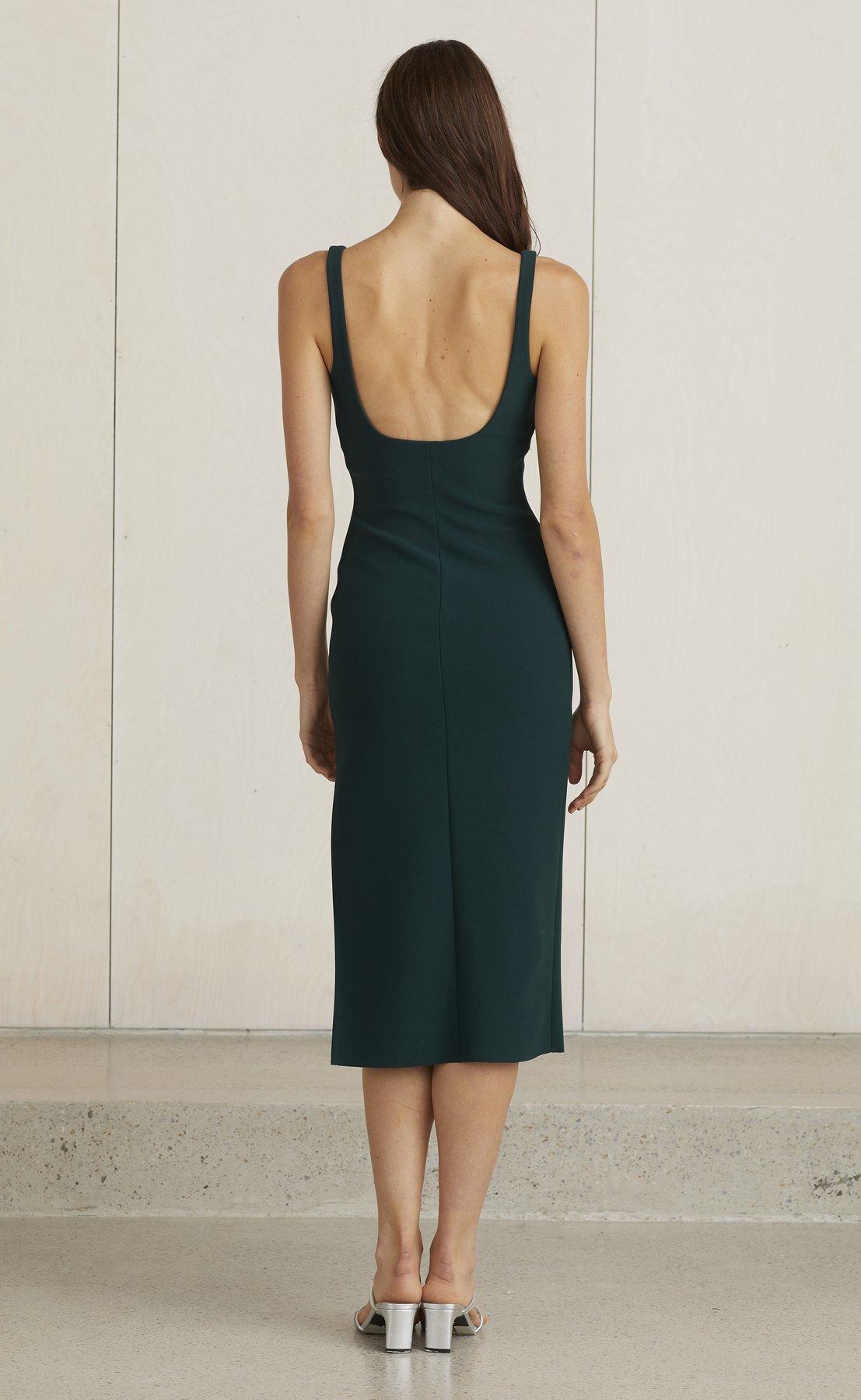 Bec and Bridge Valentine Midi Dress Forest Size 8 photo 3