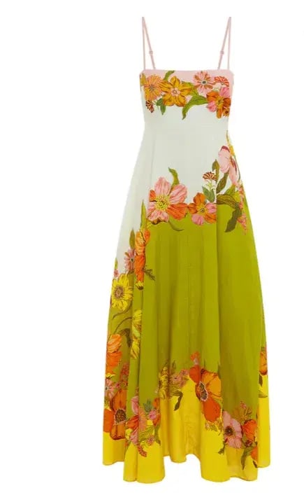 Alemais Silas Linen Sundress in Multi Size 10 photo 4