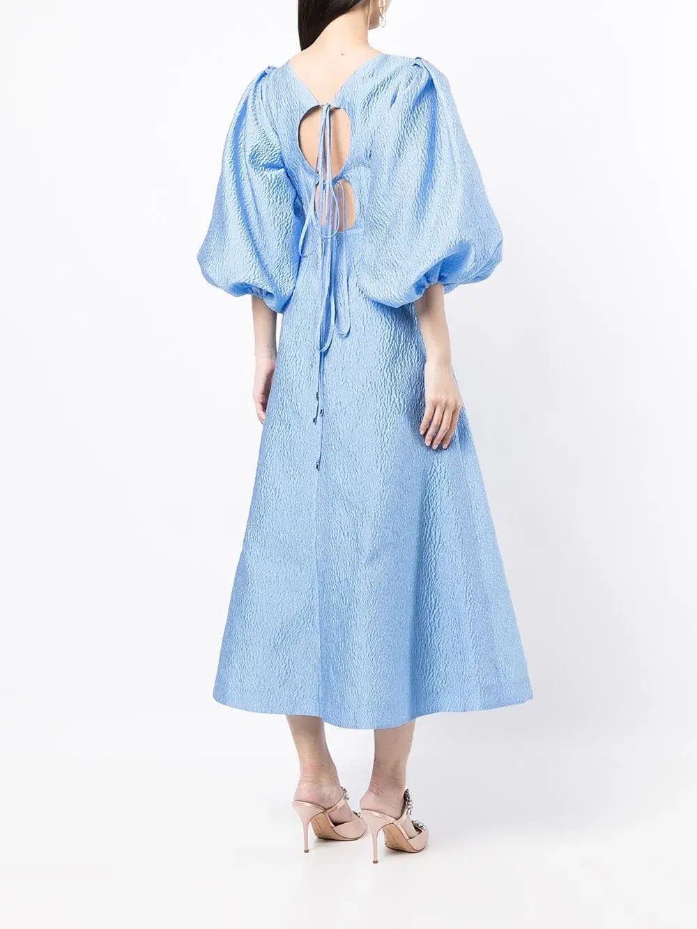 Rachel Gilbert Emiko Dress Blue Size 4/AU14 photo 3