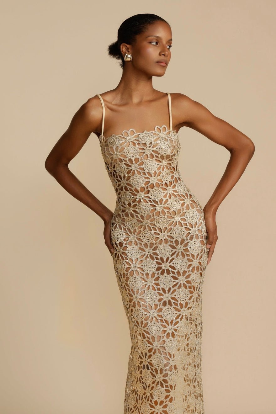 Arcina Ori Kendra Dress - Gold photo 2