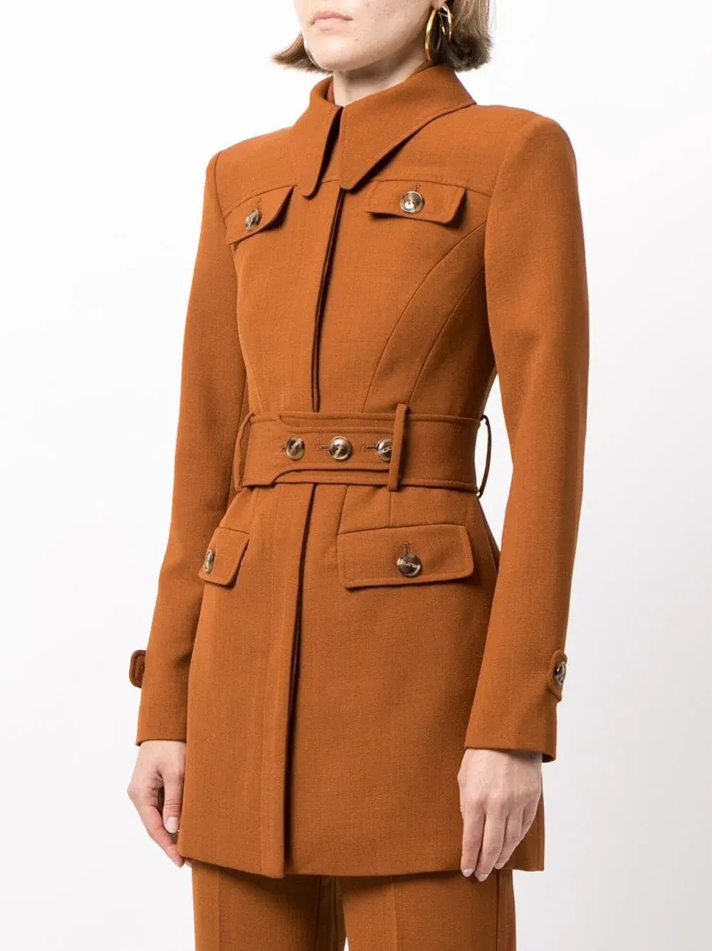 Alice McCall Journey Belted Blazer Dress Brown Size 10 photo 2