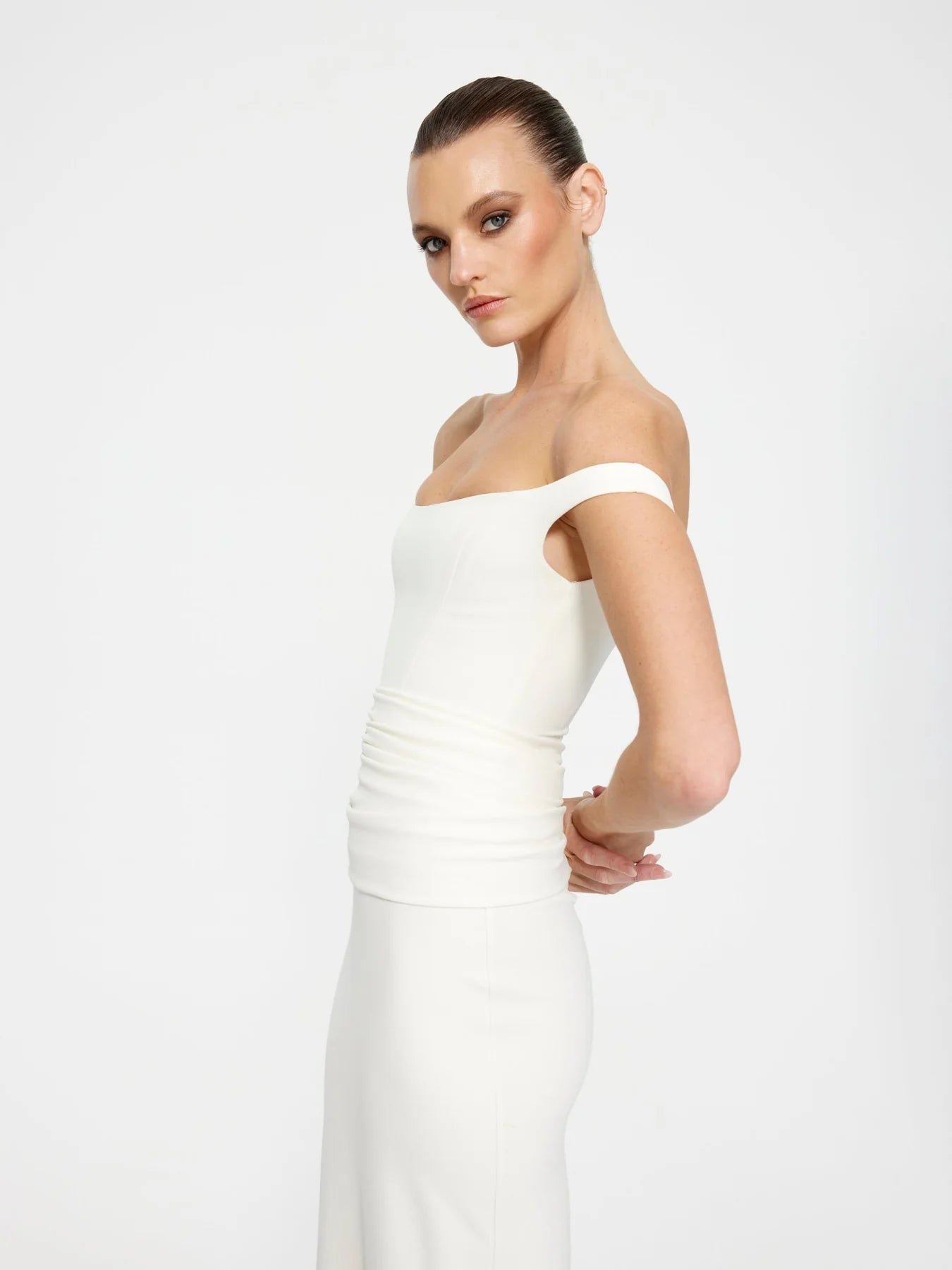 EFFIE KATS HAYWARD GOWN - IVORY photo 2