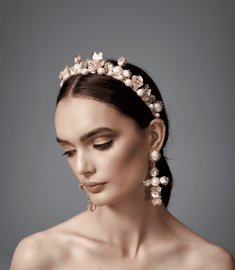 Ashlee Lauren Sofia Crown - Pearl photo 4