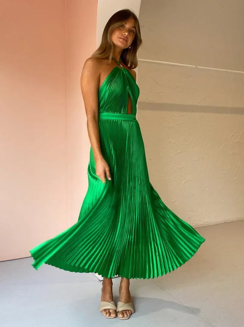 L'Idee Reveil Gown In Bright Green Size AU 8 photo 4