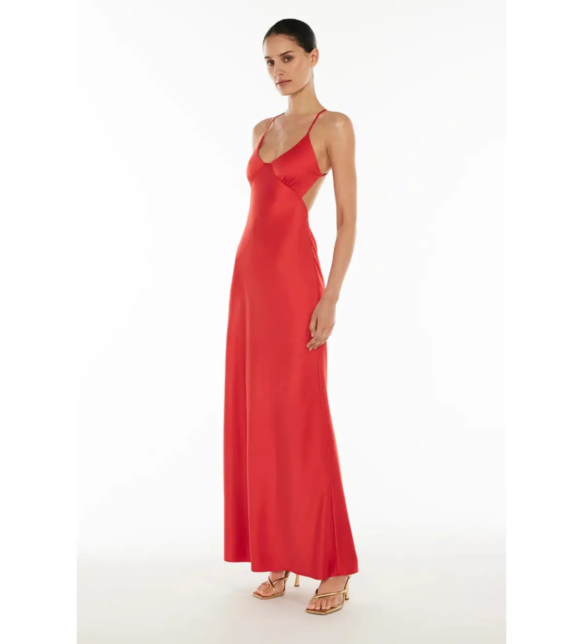 Manning Cartell Saturation Point Slip Dress in Red Size 8 photo 2