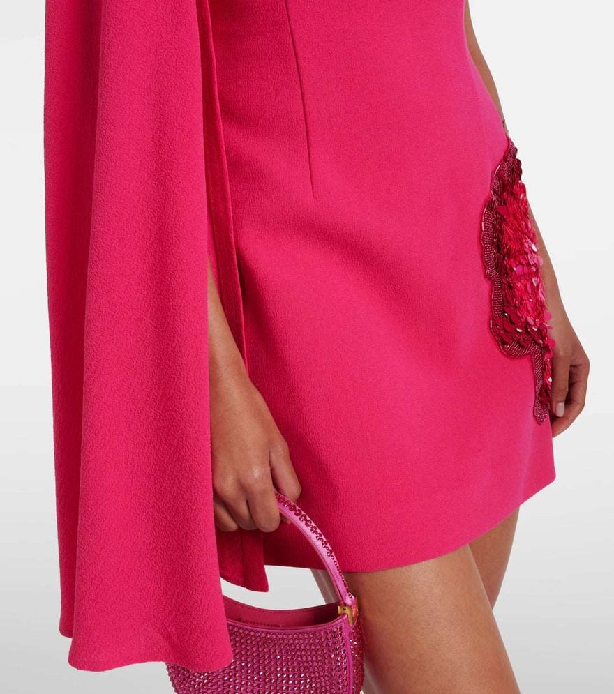 Rebecca Vallance Layana Mini Dress Raspberry photo 3