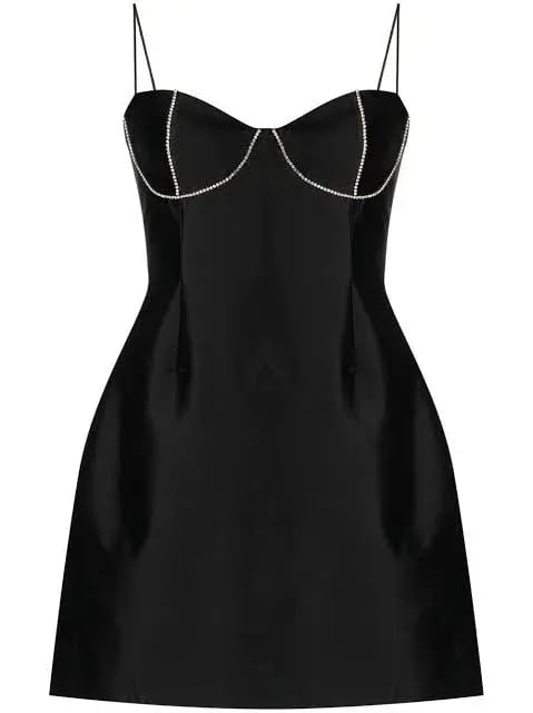 Rachel Gilbert Rozalia Mini Dress in Black Size 2 / AU 10 photo 4