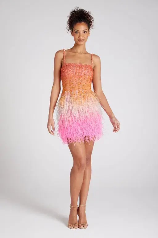 Nadine Merabi Cassie Sunset Dress Multi Size S photo 2