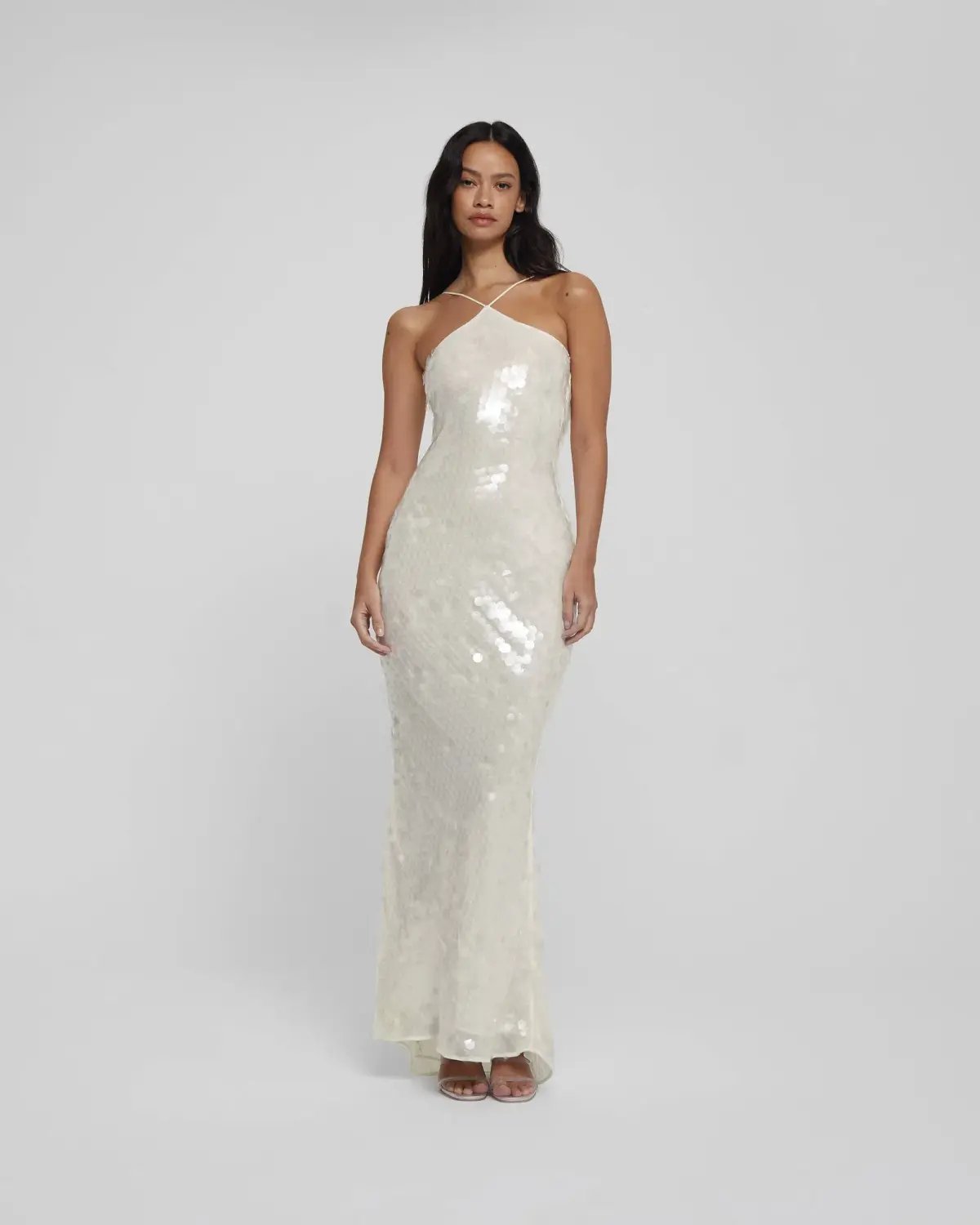 Rat & Boa Emmanuella Dress White Sequin Size XS / AU 6 photo 2