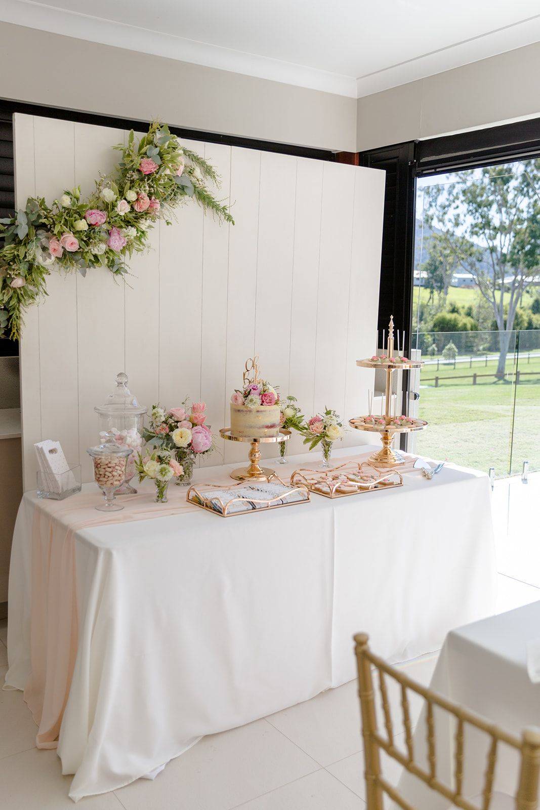 3 Tiered Gold Cake Stand photo 3