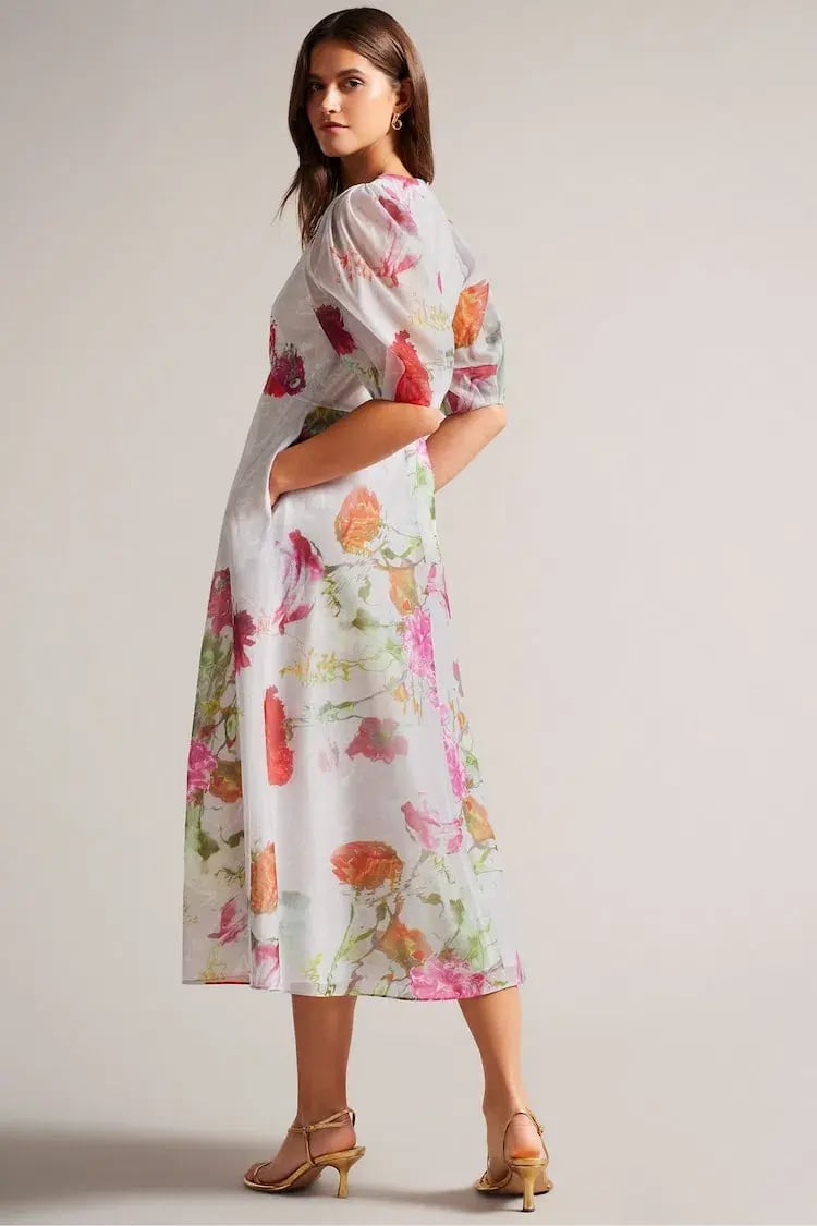 Ted Baker Mekayla Empire Midi Dress Size 5 / AU 16 photo 2