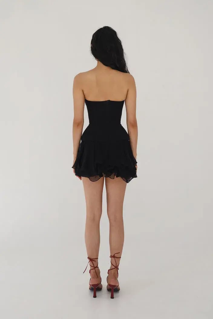 Mirror Palais Degas Mini Dress Black Size S / AU 8 photo 5
