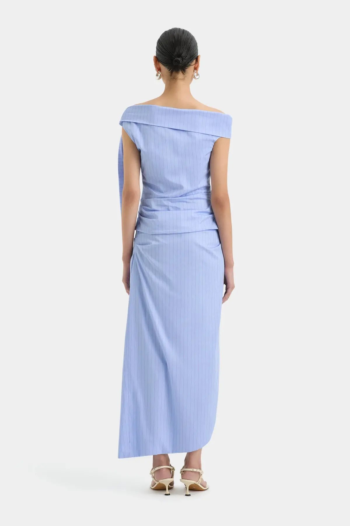 Sir the Label Lori Midi Skirt Size 1 Sky Blue photo 3