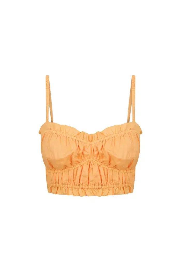Hansen and Gretel Tina Top and Costello Skirt Set Orange Size 10 photo 3