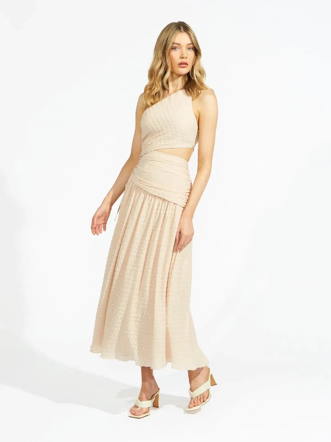 Alice McCall Lolita Midi Dress in Chai Latte Size 12 AU photo 4