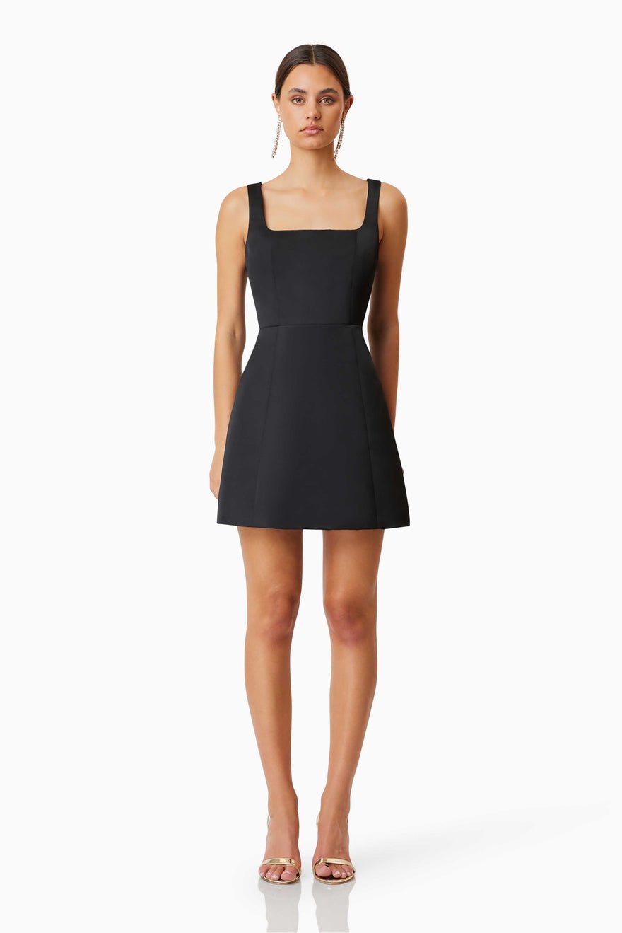 Elliatt Amelie Mini Dress - Black photo 3