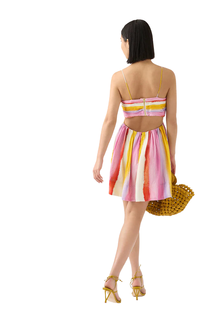 Aje Liza Ruched Baby Doll Dress photo 2