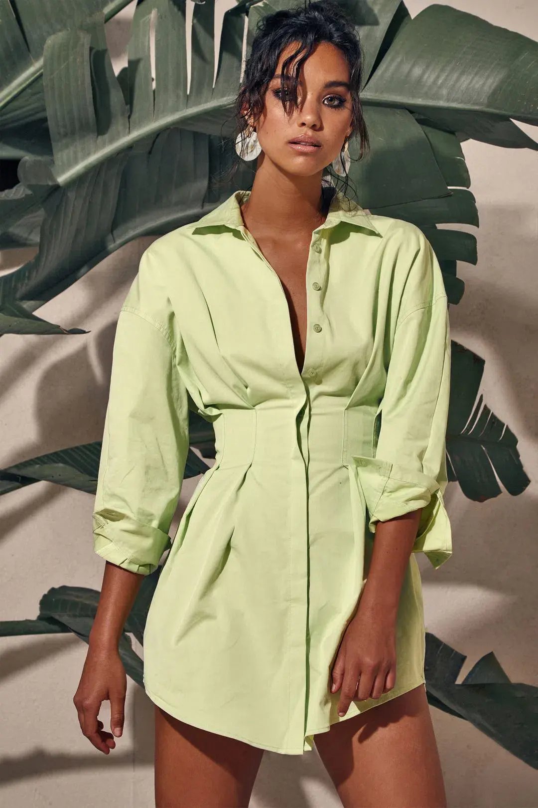 Mossman A New Light Dress Green Size 8 photo 2