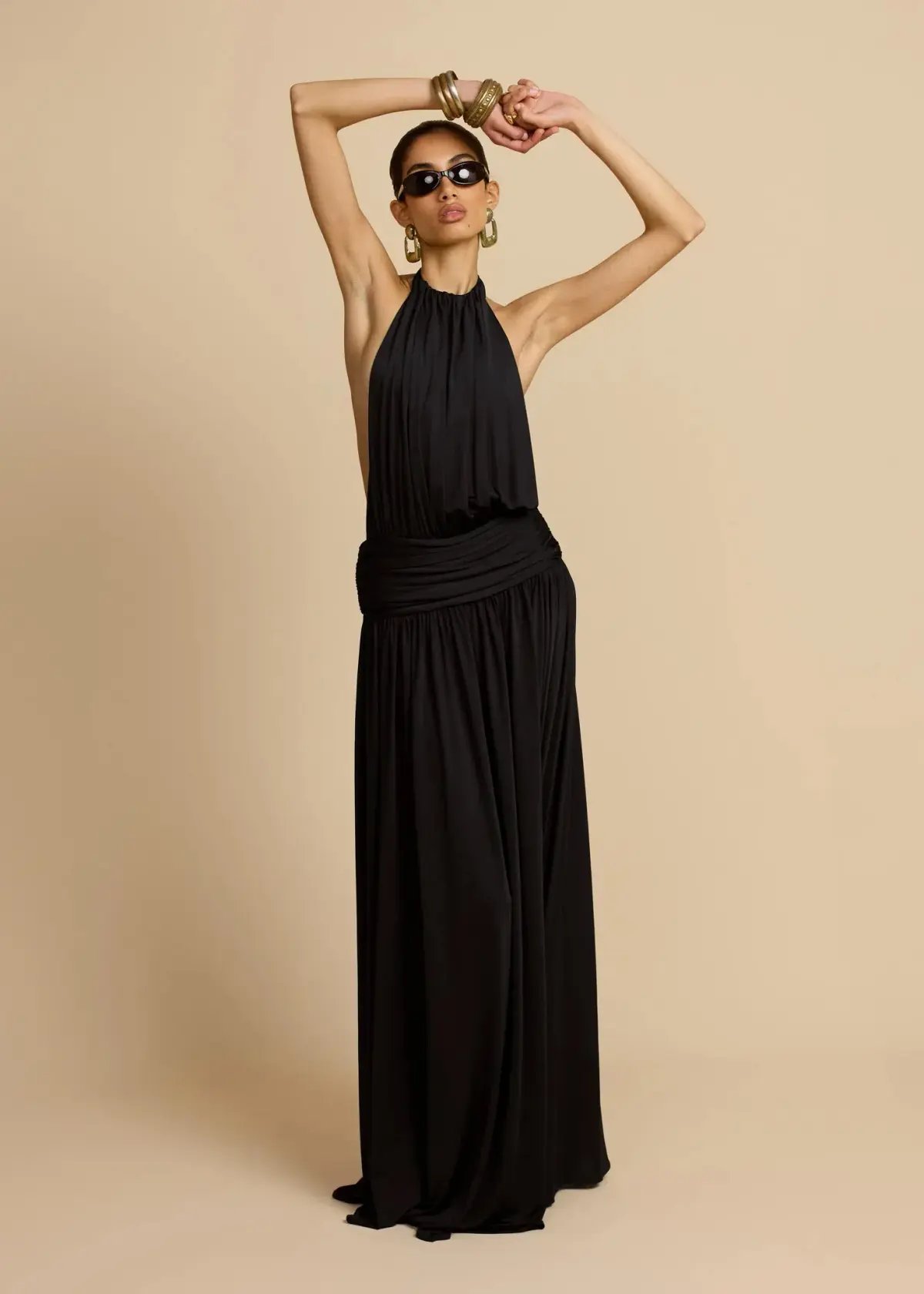 Arcina Ori Santina Maxi Dress Black Size M / AU 10 photo 5