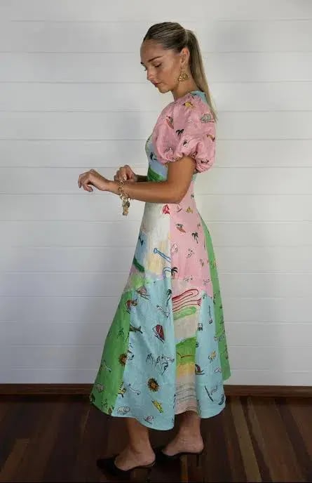 Alemais Jet Midi Dress size 8 photo 3