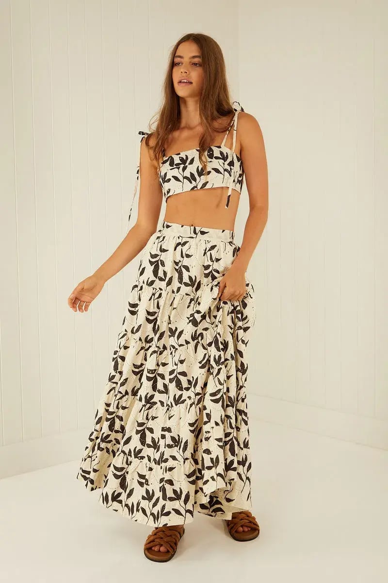 Palm Noosa Happy Hour Crop and Skirt Set Print Size 6 photo 3