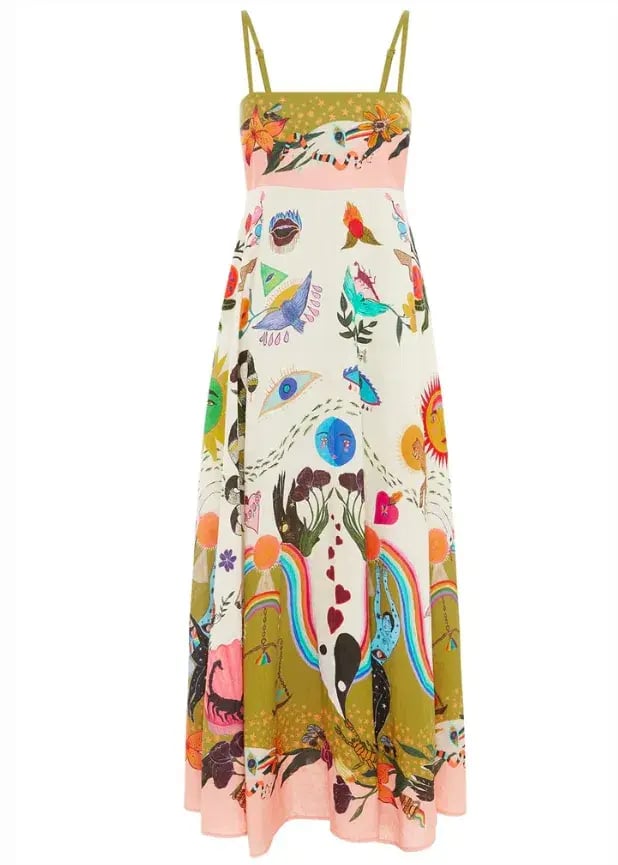 Alemais The Evergreen Sundress in Multi Size 14 photo 4