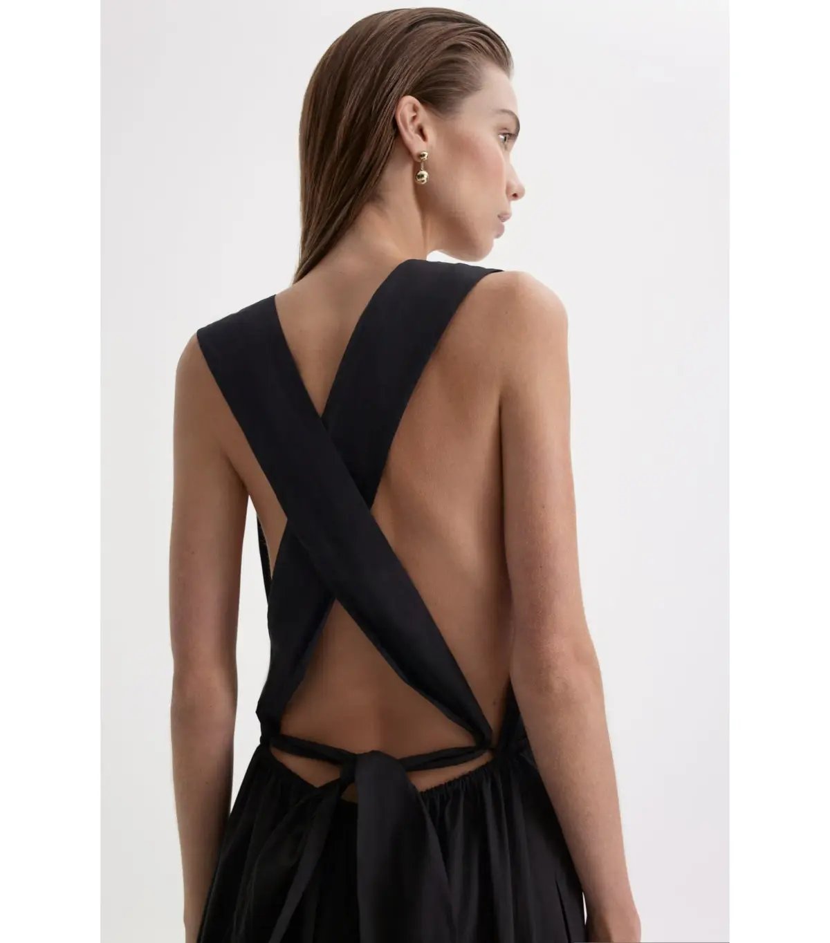 Scanlan Theodore Parachute Maxi Dress Black Size AU 6 photo 5