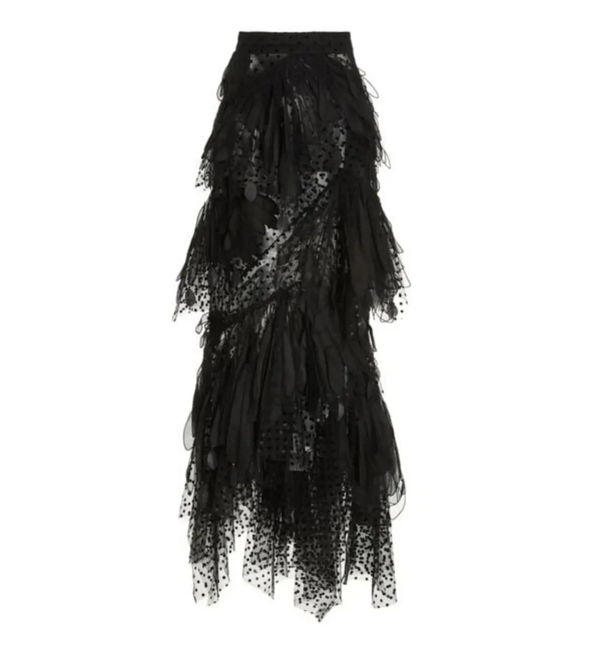 Zimmermann Black Rhythmic Skirt Black Size 0/Au 8 photo 2