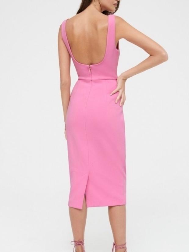 Mia Midi Dress - Pink photo 2