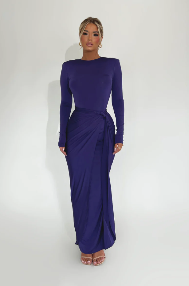 MARLISA MAXI DRESS PURPLE photo 11