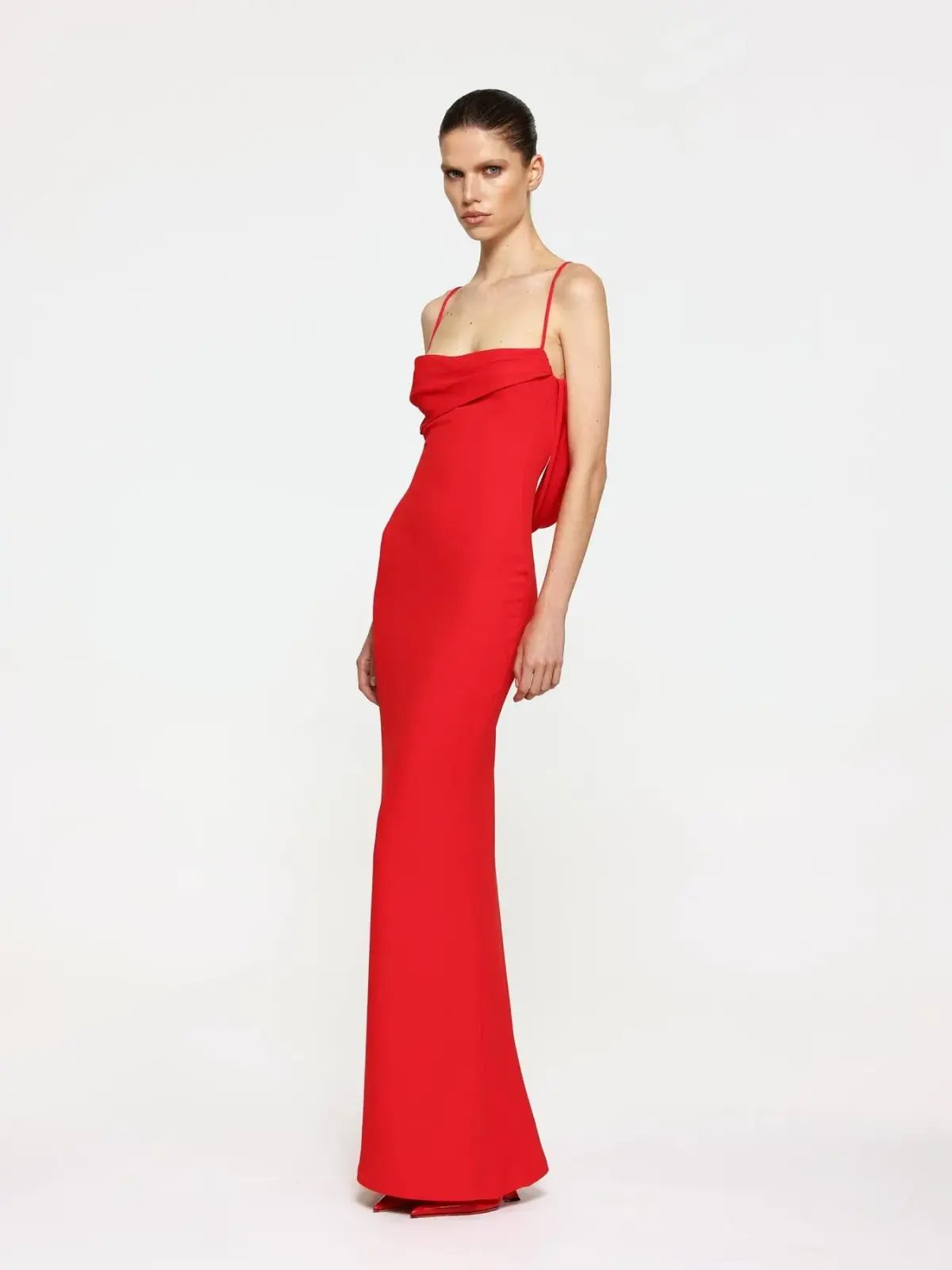 Effie Kats Havilland Gown Red size 8 photo 3