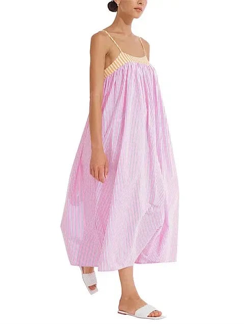 Steele Chesca Dress Island Stripe Size S photo 2