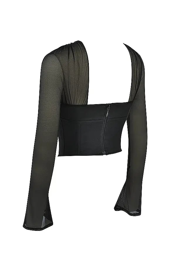 House of CB Mina Structured Corset Black Size S / Au 8 photo 7