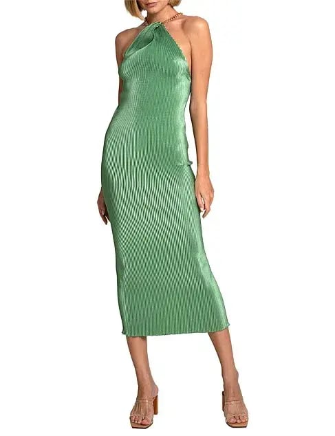 L'Idee Klum Chain Backless Gown Sea Green Size AU 6 photo 2