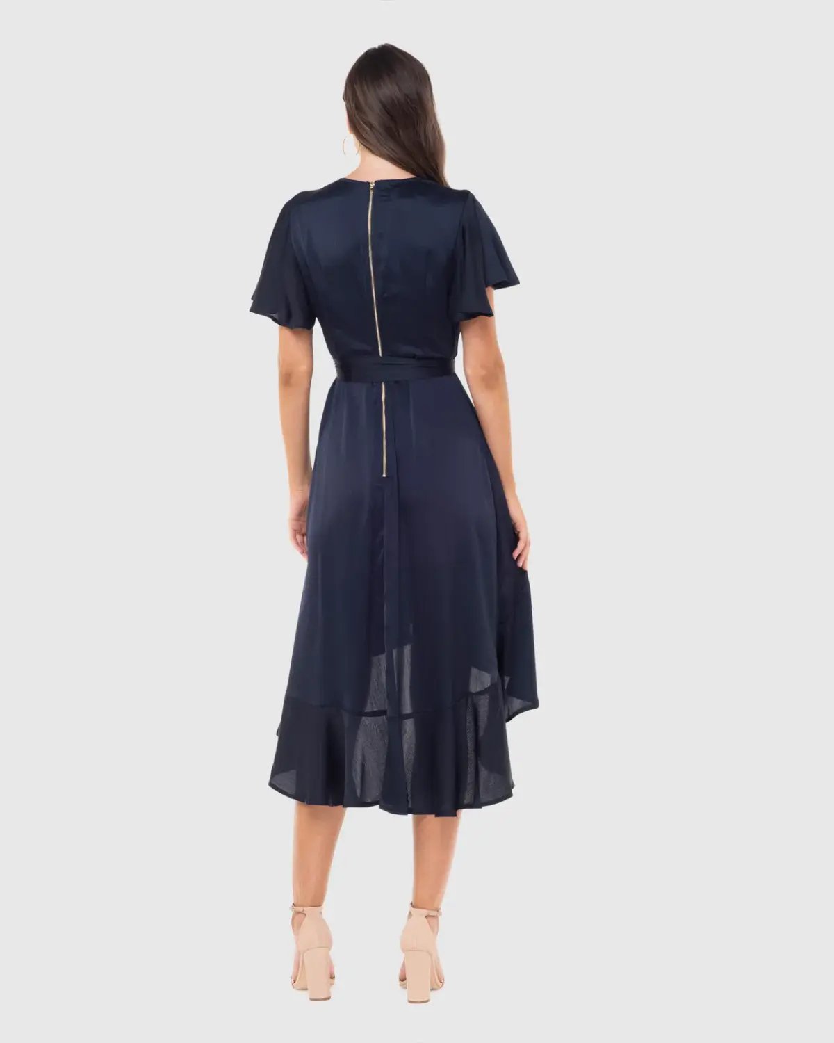 Pilgrim Stormy Maxi Dress in Blue Size AU 12 photo 3
