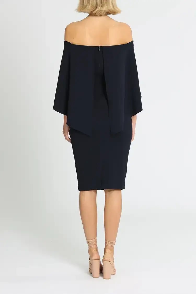 Pasduchas Composure Midi Dress in Black Size 10 photo 4