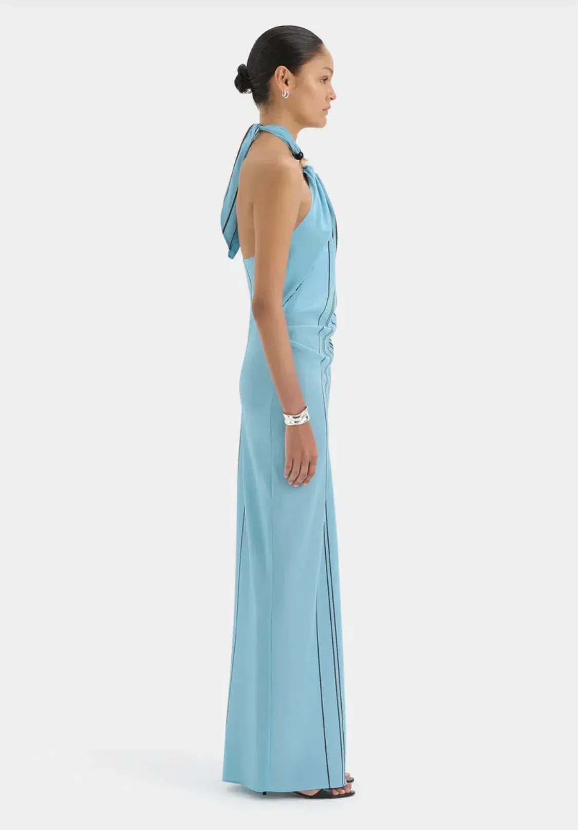 Rioja Halter Scarf Maxi Dress by SIR The Label photo 4