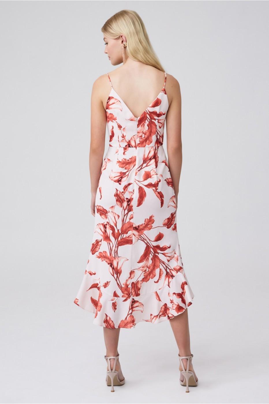 Keepsake the Label Pretty One Midi Dress Floral Size 8 photo 2