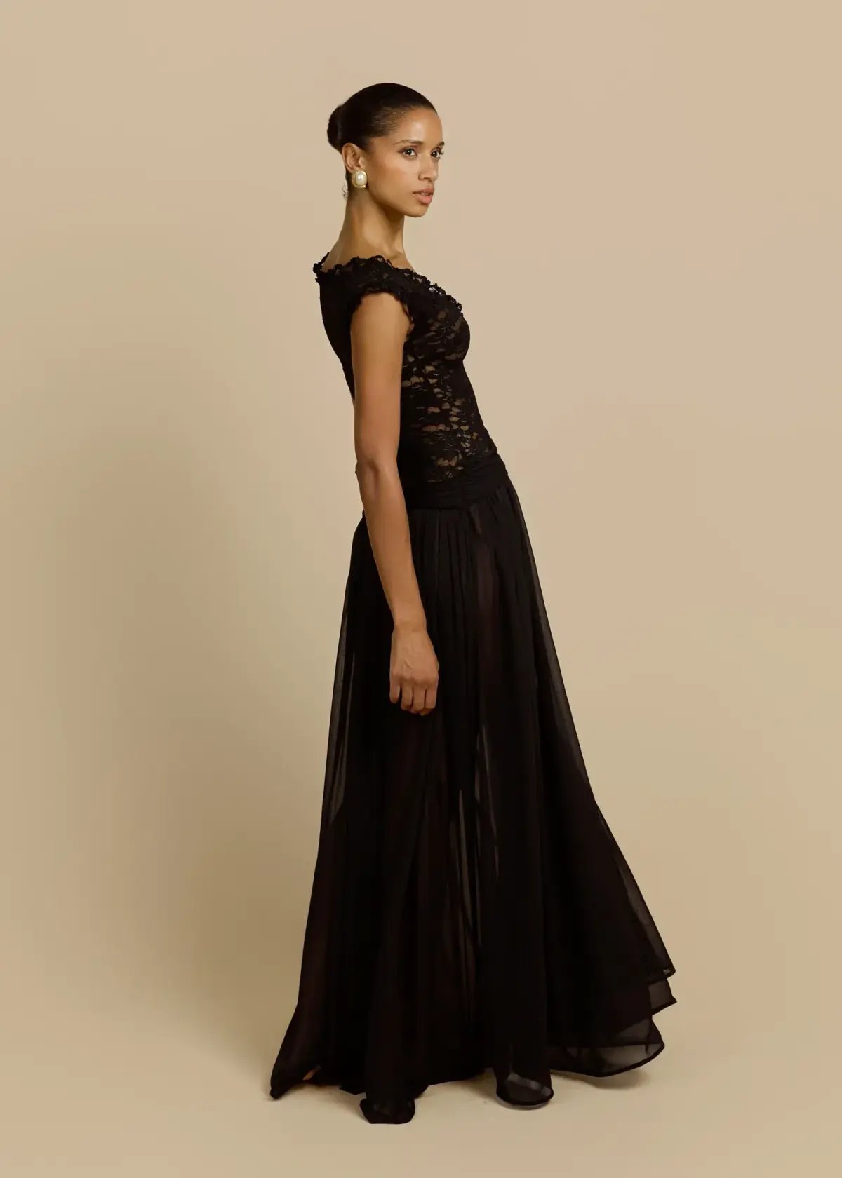 Arcina Ori ARABELLA DRESS BLACK Size M photo 3