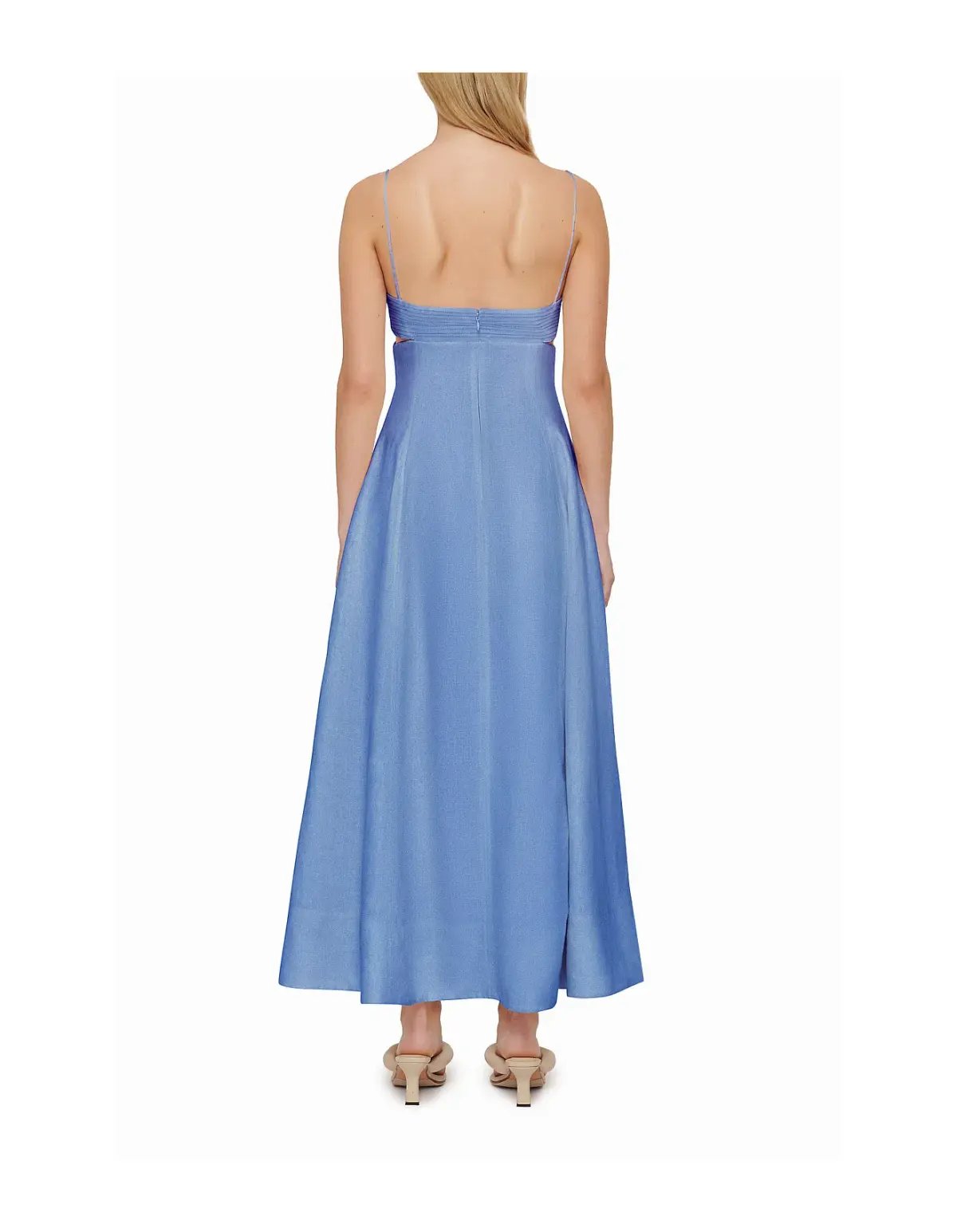 Clea Florence Stitch Dress Marina Blue Size M / Au 10 photo 4
