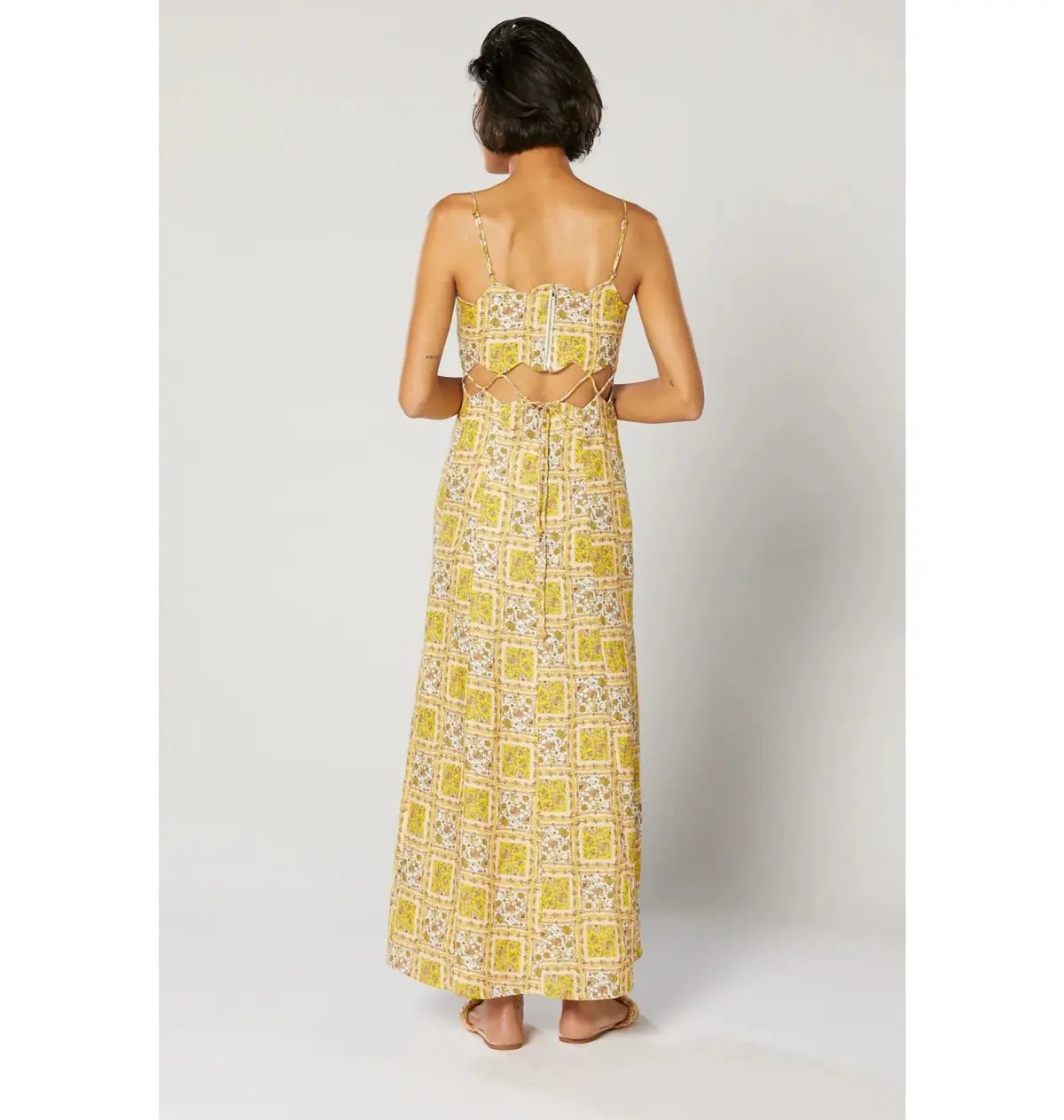 Winona Sloane Scallop Dress Floral Size AU 6 photo 3