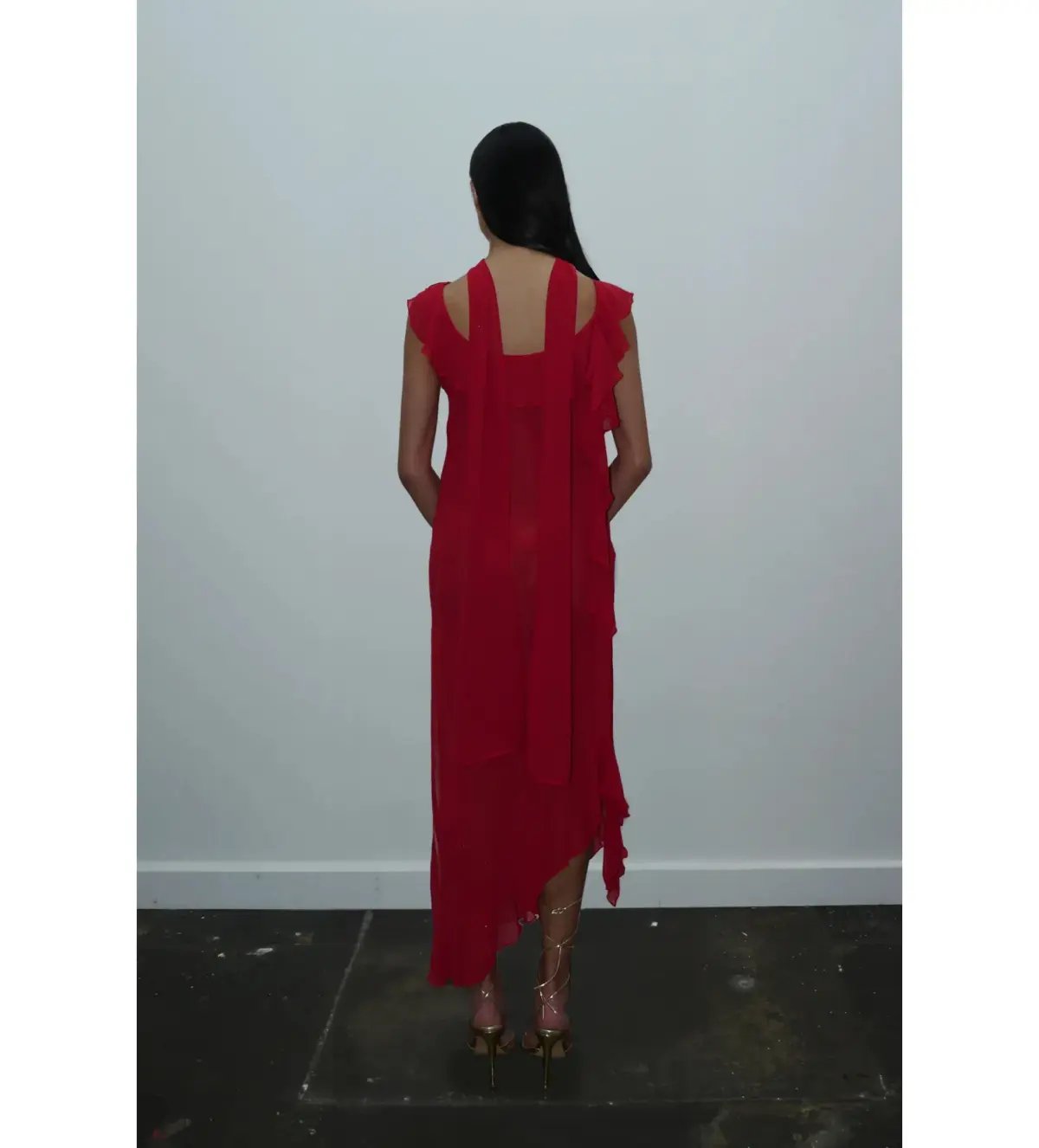 Dzo Luna Dress in Red Size S / AU 8 photo 2